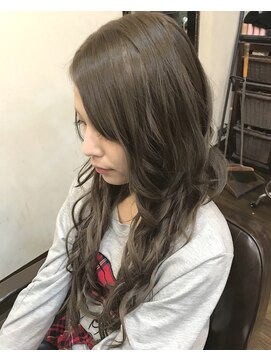 グラス 春吉1号店(glass) ロングシールエクステ×カラー