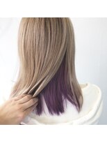 テクライズ 豊橋店(TECHRISE)&nbsp;ミルクティグレージュ×ラベンダーピンク