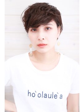 オーシャン(Ocean) [OCEAN Hair&Life]黒髪☆マニッシュショート☆ハンサムショート