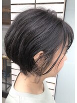 ヘアデザイン ファブロ(hair design FABRO.)&nbsp;◎濃いグレー＋もみあげハイライト＋ショート◎