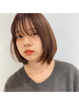アフェット バイ フラミューム 三軒茶屋(affetto by flammeum) スタイル  前上がりレイヤーボブ