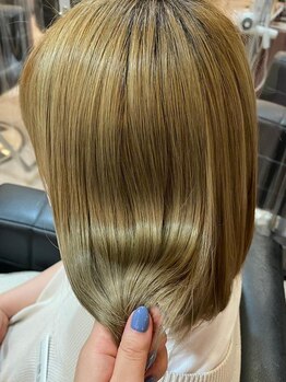ヘアーエスクールアイディー(hair S. COEUR iD)の写真/オリジナル髪質改善トリートメントで芯から美しい髪へ！snsで話題の（ケアプロ）超音波でしっかりケア◎