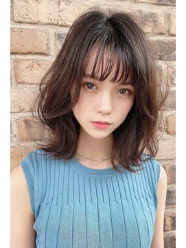 クーエフー(coo et fuu) 20代30代ナチュラルくびれボブ毛先パーマ肩ラインレイヤーカット