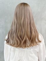 アイティーバイアルバム 松戸店(IT by ALBUM) ベージュロング_ミニウルフテラコッタくすみブルー_ba338652