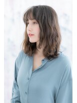 ミック ヘアアンドメイク アップ 駒込店(miq Hair&Make up) 外国人風インナーカラーナチュラルアッシュくびれヘアc1