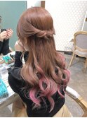 #ヘアセット #ヘアメイク #ハーフアップ