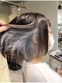 ブリーチ2回ホワイトシルバー
