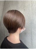 30代40代50代 アッシュベージュハンサムショート 登戸
