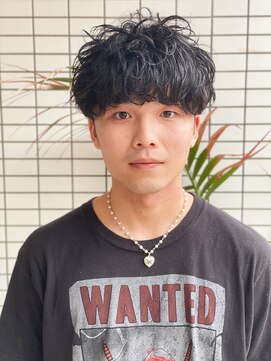 スウェル 船橋店(Swell) ハイライト/マッシュパーマ/ウルフ/波巻き/メンズ