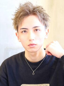 クロト 福岡本店(KUROT) ツーブロック刈り上げビジネス短髪束感黒髪アップバング