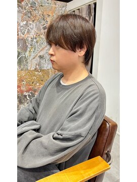 カルナ バイ エルモ(calna by ELMO) スーツ短髪ツーブロック束感モテる黒髪シークレットパーマ流行
