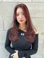 シーク 天神(SEEK)&nbsp;【SEEK 松尾菫菜】レイヤーカット×ピンクカラー