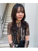 CAF松本/ロングウルフレイヤー/ダークトーンカラー/心斎橋