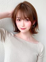 アフロート ディル(AFLOAT D'L)&nbsp;★ホワイトグレージュミニウルフデジタルパーマチェリーブラウン