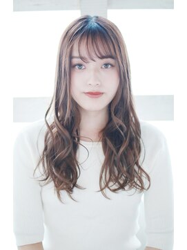 アウラ(Aula by marbles) シースルーバング/キャラメルブラウン[横浜]