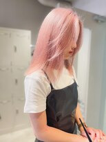 エイト 横浜店(EIGHT)&nbsp;ホワイトピンクダブルカラー/ケアブリーチ/髪質改善/韓国風