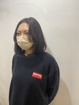 ヘアーアンドメイクアップモパ ミディボブ