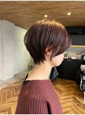 髪質改善カラー ショート
