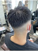 ツイストスパイラルパーマツーブロックツイストパーマ
