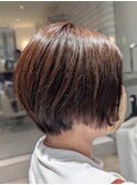 30代40代大人ショートボブ