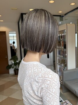 レクタ(recta) ハイライトカラー ボブヘア アディクシーカラー イルミナカラー