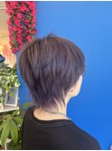 ウルフショート×クリアバイオレット
