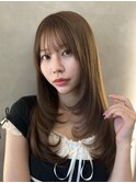 ハイレイヤー/ミディアム・ロング/20代/30代/顔周りレイヤー