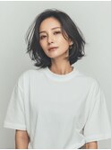 上品な大人ショートボブ