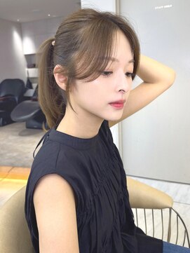 ロンドアヴァントゥス 池袋(Lond aventus) オリーブグレー/ボブ/顔周り/小顔/レイヤー/髪質改善/縮毛矯正