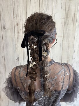 ジェイエルビー(JLB) 【JLB.MOE/12月】編みおろしツインアレンジ