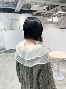 ソア(soa) 切りっぱなしボブ/ボブ/丸くならないボブ/枚方美容室/大阪美容室