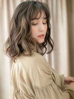 カバーヘア ブリス 大宮西口(COVER HAIR bliss) ココアベージュハイライト小顔エアウェーブパーマX大宮20代30代