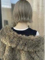 ニコリヘアワークス(nicori hair works)&nbsp;ボブ×外ハネ×マロンベージュ2