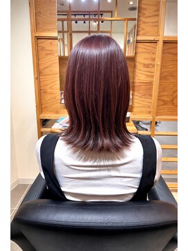 モーント(MOND) ［外はねボブ＋ピンクブラウン＋30代＋千葉駅］