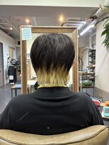 ポタム 東中野(potamu)&nbsp;ショートウルフにインナーカラー