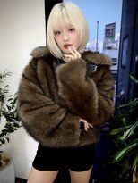 .elice 心斎橋 ダブルカラー/ウルフレイヤーカット【9/1NEWOPEN(予定)】 ショートカットミニウルフカットショートウルフチェリーブラウン