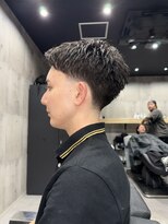 ザスーツブラザーズ 名古屋 金山店(THE SUITS BROTHERS) MEN'SHAIRウルフカルマパーマメンズショートイージーパーマ