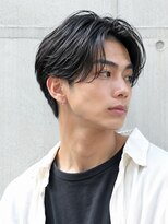 フレイムス ヘア アンド リラックス 高崎駅西口店(Frames hair&relax)&nbsp;黒髪フェザーパーマセンターパート