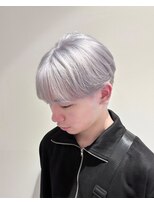 ベレーザ 川越(Beleza)&nbsp;川越_シルバーアッシュハイトーンブリーチ刈り上げマッシュ