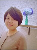 ナチュラルショートボブ
