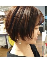 ヘアーエスクールシーユー 枚方T-SITE店(hair S.COEUR×Cu) 前上がりショートヘア