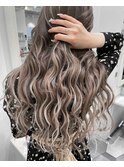 【Lapis/池袋】moca gray/white highlight