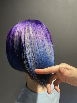 ボアップ 新居浜店(boappu) #ハイトーン #パープル #ベージュ #ボブ
