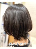 鎖骨ミディアム×ウルフマッシュ