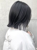 ラス トーキョー(LAS TOKYO) 髪質改善シルバーグレーインナータンバルモリ切りっぱなしボブ