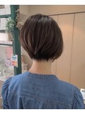special highlights ショートボブグレージュversion