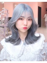 ルイ(LOUIS)&nbsp;【 LOUIS 】韓国ヘア ネモフィラカラー