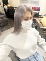 ピヨン 心斎橋(piLLon)&nbsp;アースカラー くびれヘア デザインカラー ツートンカラー　SK24