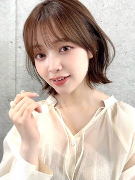 ザシー おおたかの森(The C) くびれ外はねボブ♪イメチェン小顔カットグレージュ/TheC