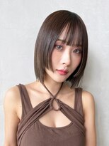 アイティーバイアルバム 北千住店(IT by ALBUM)&nbsp;シンプルボブ_マチルダボブピンクベージュ_29331